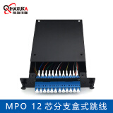 前海讯咖（QIHAXUKA） MPO跳线MPO-LC12芯盒式跳线单/多模MPO-LC盒式光纤跳线 单模12芯标损