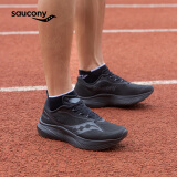 Saucony索康尼菁华15跑鞋男轻量缓震透气专业运动训练运动鞋Kinvara 15 黑201 40