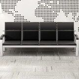 玉树轩三人位排椅四人等候椅长椅子办公沙发茶几组合现代简约办公室沙发 四人位