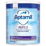 爱他美（Aptamil）英国爱他美深度水解pepti特殊配方奶粉2段（6-12个月）800g