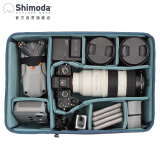 Shimoda 摄影包内胆 户外相机包收纳X40/50E35v2适配内胆 翼动翼铂大号单反内胆 v3  520-245