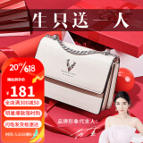 TUCANO啄木鸟包包女包时尚单肩包链条女包鹿头小方包送女友老婆生日礼物