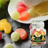 嘉云 德国进口糖玻璃瓶什锦果味糖零食水果糖礼盒生日节日送女友 杂果味糖300g玻璃罐装