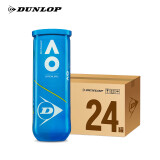 邓禄普（DUNLOP）澳网网球AO公开赛官方用球 比赛训练用球胶罐整箱24筒601354