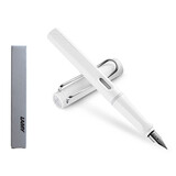 LAMY德国进口 凌美(LAMY)钢笔签字笔Safari狩猎者系列时尚商务办公墨水笔 高颜值礼物送老师学生 亮白色F尖（不带吸墨器）