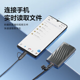 联想（Lenovo )2TB 移动固态硬盘（PSSD)Type-c USB 3.1  550MB/s高速SSD双接口 手机直连 PS6