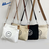 回力帆布包女2025年新款小布袋上班族通勤包包迷你手提包斜挎手拎单肩 卡其色 小包