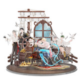 星河动漫【正版官谷】人鱼陷落航海假日系列兰波陆上锦言逸款吧唧流麻色纸 场景立牌全家福典藏款 人鱼陷落正版周边