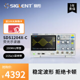 鼎阳（SIGLENT）SDS1204X-C系列 数字示波器 200MHz带宽 4通道 1G采样