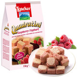 莱家进口loacker威化饼干粒粒袋装 年货饼干婚庆喜饼零食休闲大礼包 覆盆子酸奶110gX1袋