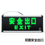 迈多多安全出口标志灯疏散指示牌LED插电指示灯走廊消防应急灯1-9楼层 双面安全出口（定制款）