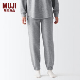 无印良品 MUJI 女式 抓绒 长裤 FDG56C2A 睡裤/家居裤 中灰色 S