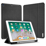 DUX DUCIS 适用苹果ipad9.7/Air 3 10.5透明保护套带笔槽ipad5/6亚克力平板六代硅胶壳全包气囊防摔 黑色 ipad Air2 / ipad5/6 9.7寸