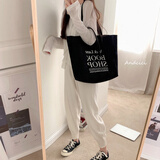 ANDCICI@博物馆法式帆布包手提袋小包男女学生饭盒包便当袋购物袋旅行包 大款Brick Lane黑色 其他