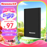 纽曼（Newsmy） 500GB 移动硬盘 Type-C接口 明月时尚版系列 USB3.1 2.5英寸 曜岩黑 118M/S 极速传输