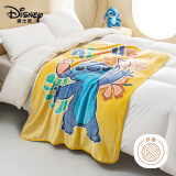 迪士尼（Disney）毛毯夏凉季午睡披肩毯空调毛巾被子沙发盖毯子礼物史迪奇100*140