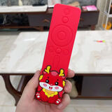 FORAPP适用于小米4/4A盒子电视遥控器加厚卡通透明保护罩硅胶套增强版 【薄款】卡通龙宝宝