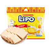 Lipo面包干300g原味黄油味干蛋糕饼干办公室休闲零食小吃 原味300g*2袋【约58包】