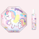 儿童雨伞男女童全自动伞安全防晒折叠伞男孩女孩遮阳伞小学生上学专用晴雨伞 魔法独角兽-自动(超轻易收)