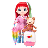 TAKMAY 彩虹宝宝娃娃玩具女孩洋娃娃仿真儿童玩具彩虹宝宝豪华大礼盒 彩虹宝宝豪华套装充电电池款