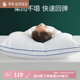 罗莱（LUOLAI）家纺枕头枕芯抗菌防螨五星级酒店枕 【中枕】星享抗菌阻螨羽丝枕 X