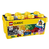 乐高（LEGO）积木 自由拼搭创意中号收纳益智玩具 儿童男孩女孩生日礼物送礼 10696 乐高经典创意中号积木盒
