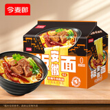 今麦郎 非油炸方便面泡面家庭速食安徽板面香辣牛肉味*4袋