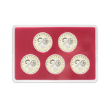 金永恒 2017年中国人民解放军建军90周年纪念币 建军纪念币 5枚礼盒装