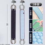 云绥男士专用搓澡巾洗澡巾强力搓泥神器家用擦背搓背长条后背沐浴手套 2条装【加宽加厚】黑色+蓝色