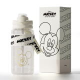 迪士尼（Disney）儿童水杯直饮双饮口Tritan材质大容量户外便携手提喝水杯