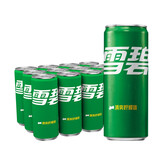 可口可乐（Coca-Cola）雪碧 Sprite 柠檬味汽水 330ml*24罐 新老包装随机发货
