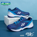 YONEX 尤尼克斯羽毛球鞋专业男女款比赛球鞋 桃田贤斗限定 SHB65z三代 SHB65X3EX藏青色 男女同款 37.5