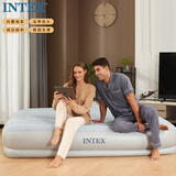 INTEX带电泵双人充气床64118 带枕气垫床家用午休户外帐篷垫折叠床 T2
