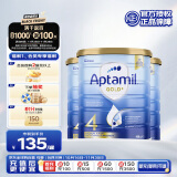 爱他美（Aptamil）金装澳洲版 儿童配方奶粉 4段(24个月以上) 900g 3罐箱装