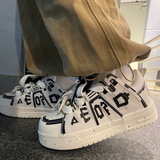 佐馆男鞋秋冬季潮流板鞋男学生党潮流情侣面包鞋增高厚底运动休闲鞋子 569熊猫 41