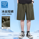 JEANSWEST LIFE真维斯冰丝短裤男夏季薄款休闲速干透气跑步五分裤宽松运动裤子男