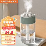 海纳斯（HANASS）加湿器 迷你小型家用卧室上加水空气加湿伴侣轻音 办公室桌面加湿器 H1