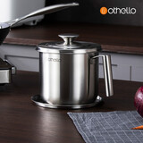 欧德罗304不锈钢18/10热油回收滤油壶热油罐厨房储油过滤豆浆滤渣储油壶 NO-OBG145-滤渣油壶