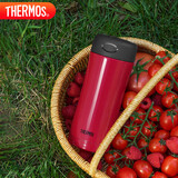 膳魔师（THERMOS）保温杯400ml温度显示水杯子男女士高档礼品咖啡泡茶杯TCDC-400 RD