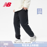 NEW BALANCE NB 官方运动裤男款休闲百搭束脚长款针织卫裤MP03904 黑色 BK MP03904 S