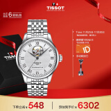 天梭（TISSOT）瑞士手表 力洛克系列腕表 钢带机械男表 T006.407.11.033.02