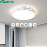 雷士（NVC） led吸顶灯卧室灯餐厅灯书房间灯具现代简约温馨浪漫创意灯具灯饰 【团购】48瓦全光谱护眼三段调光