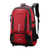 丛林鸟 旅行包男85升新品超大容量户外登山包双肩包女旅游行李包徒步背包 红色
