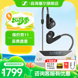 森海塞尔（Sennheiser）IE900/IE600/IE300旗舰级HIFI高保真超宽单动圈单元可拆卸MMCX挂耳式耳机 高保真发烧有线耳机耳塞 IE300+山灵UA4银色 便携耳放