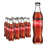可口可乐（Coca-Cola）零度可乐 碰响瓶碳酸饮料 玻璃瓶汽水 275ml*12瓶