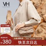 VANESSA HOGAN VH女包山茶花信封包复古老花气质单肩斜挎链条包送女友生日礼物