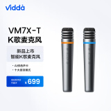 Vidda 海信 欧洲杯 S7麦克风 海信电视 Vidda电视定制 天籁K歌 无线麦克风 家庭KTV 双支套装 VM7X-T