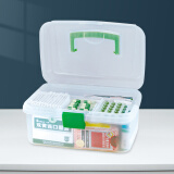 JEKO  塑料药盒 家庭箱医药箱 急救箱药品收纳盒医疗箱家用医药箱小药箱 小号