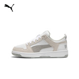 彪马（PUMA）经典熊猫配色小白鞋休闲板鞋男女款冬季黑白运动鞋370539 白-水泥灰-02 41