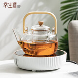 常生源 玻璃煮茶壶套装提梁茶壶电陶炉烧水壶 晨露电陶炉+煮茶壶套组